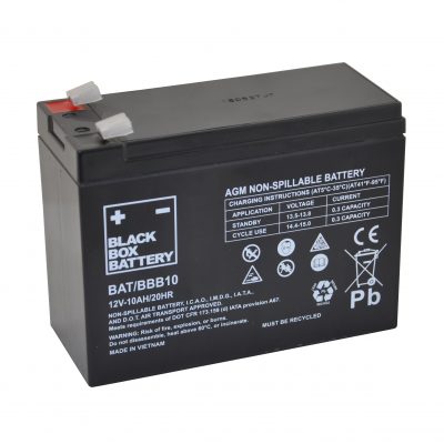 10Ah Black Box AGM Battery - Wholesaler & distributor of mobility ...